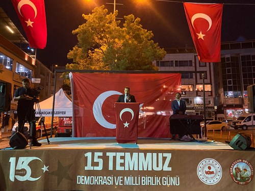 15 TEMMUZ ŞEHİTLERİ ANMA,DEMOKRASİ VE MİLLİ BİRLİK GÜNÜ ETKİNLİKLERİ DÜZENLENDİ